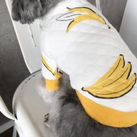 ORIGINAL banana quilting tops  . < XS , S , M >