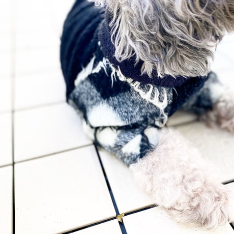ORIGINAL check turtle knit . ［ XS , S , M ］