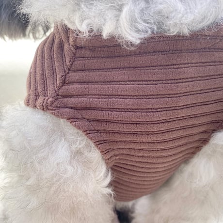 Backbotão vest . ［ brown ］