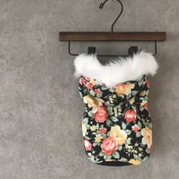 Flower down jacket .