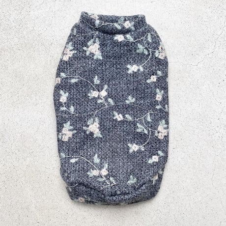 ORIGINAL flower tank top .［ gray L , XL ］