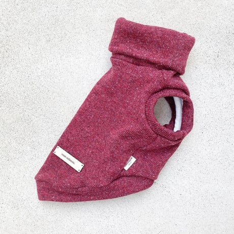 ORGINAL Mélange turtle knit . ［ red  L , XL , HPS , HPM , HPL ］