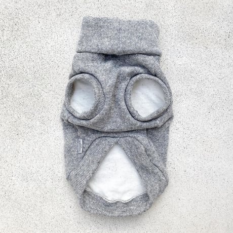 ORGINAL Mélange turtle knit . ［ gray  XS , S , M ］