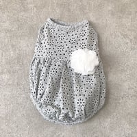 flower lace one-piece .