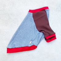 ORIGINAL waffle raglan knit . ［ gray  XS , S , M ］