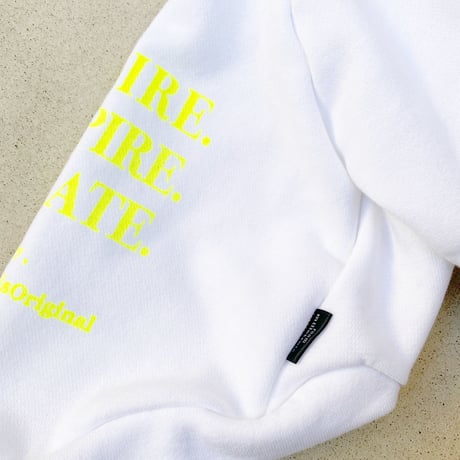 ORIGINAL LOGO hoodie . ［ lemon yellow  XS, S , M ］