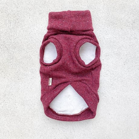 ORGINAL Mélange turtle knit . ［ red  L , XL , HPS , HPM , HPL ］