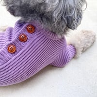 waffle rompers . ［ purple ］