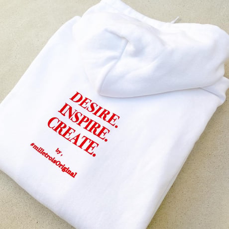 ORIGINAL LOGO hoodie . ［ blood orange ］