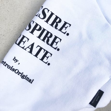 ORIGINAL LOGO hoodie . ［ white  L , XL , HPS , HPM , HPL ］