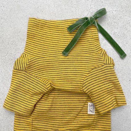 velours ribbon tops. ［ yellow ］