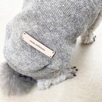 ORGINAL Mélange turtle knit . ［ gray  XS , S , M ］