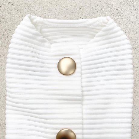 Backbotão vest . ［ ivory ］