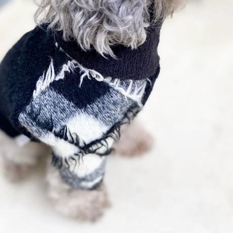 ORIGINAL check turtle knit . ［ XS , S , M ］