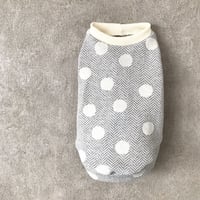 ORIGINAL dot tank top . ［ gray  L, XL , HPS , HPM , HPL ］
