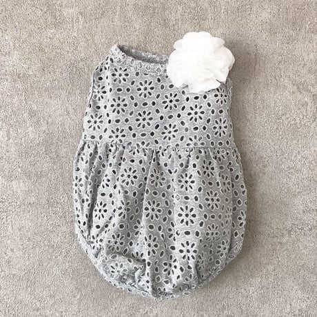 flower lace one-piece .