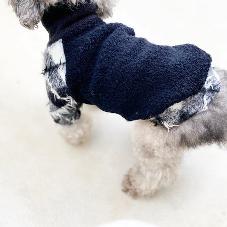 ORIGINAL check turtle knit . ［ XS , S , M ］