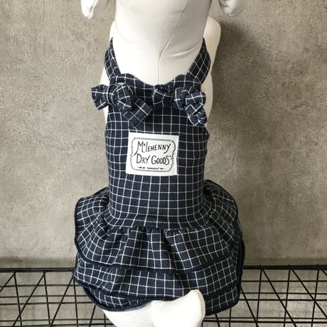 check salopette skirt . ［ white ］