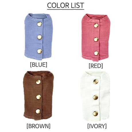 Backbotão vest . ［ ivory ］