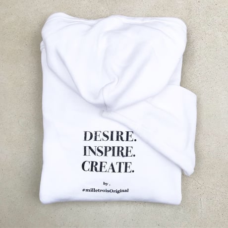 ORIGINAL LOGO hoodie . ［ white ］