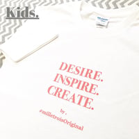 Kids☆ORIGINAL LOGO T- shirt . ［ coral ］