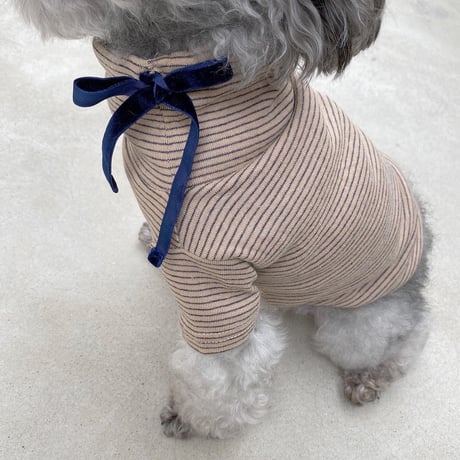 velours ribbon tops. ［ beige ］