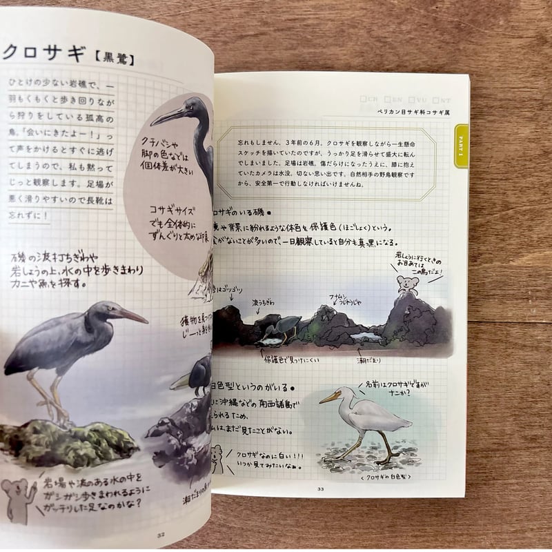 ココロさえずる野鳥ノート | よもぎBOOKS