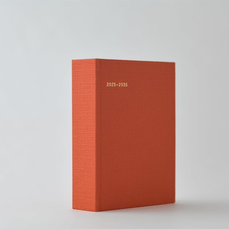 10年メモ ビターオレンジ 2026年版＜2026-2036＞ | よもぎBOOKS