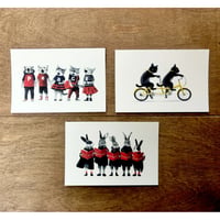 牧野千穂　「ちいさなこえはうたう」ポストカード3点セット