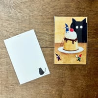 半田遊太　「おいしいプリン」ポストカード