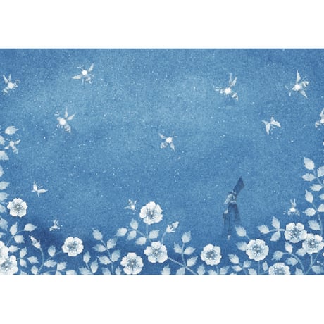 【よもぎBOOKSオリジナル】松村真依子"野ばら"ポストカードBセット