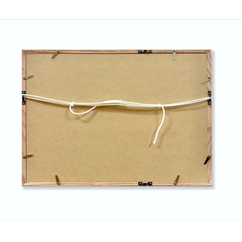 まつもととしこ ♡ はらっぱgarden* 　サイン入り原画　額装品 まつもととしこ ♡ はらっぱgarden* サイン入り原画額装品