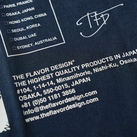 FLAVORS T-SHIRT / NAVY(Limited)