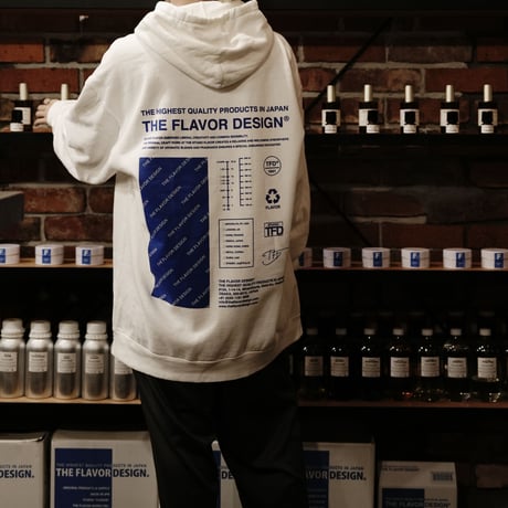 FLAVORS HOODIE / WHITE