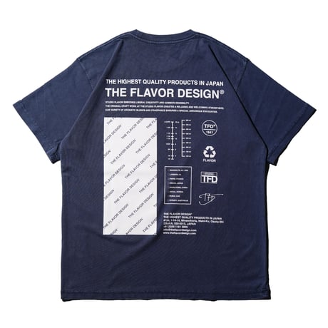 FLAVORS T-SHIRT / NAVY(Limited)