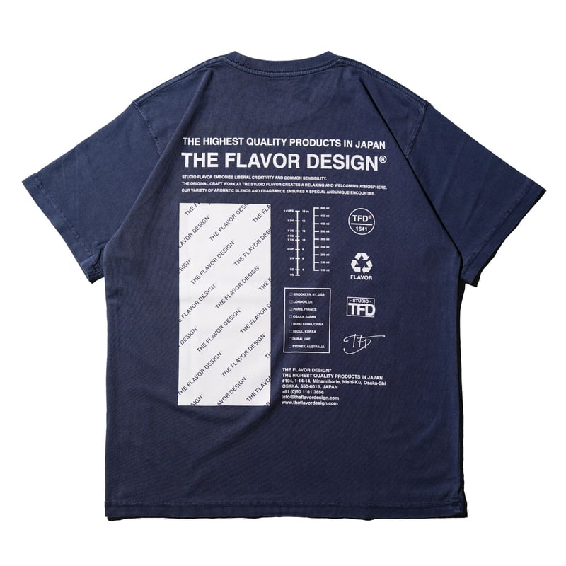 FLAVORS T-SHIRT / NAVY(Limited) | THE FLAVOR DE