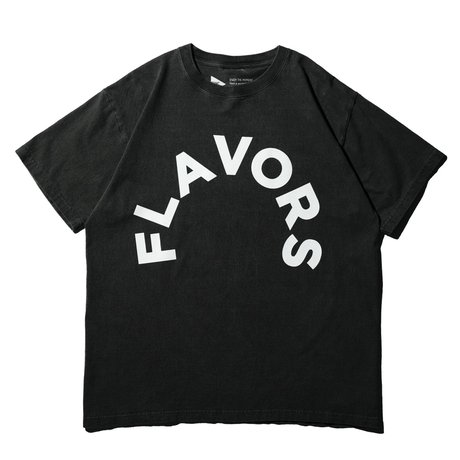 FLAVORS T-SHIRT / BLACK