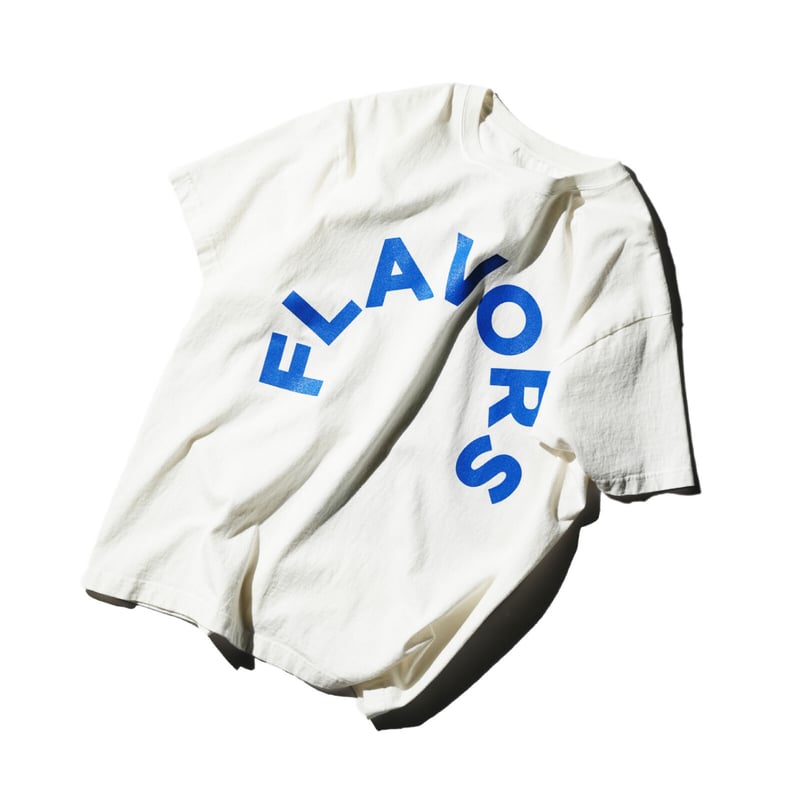 FLAVORS T-SHIRT / WHITE | THE FLAVOR DESIGN®︎ O
