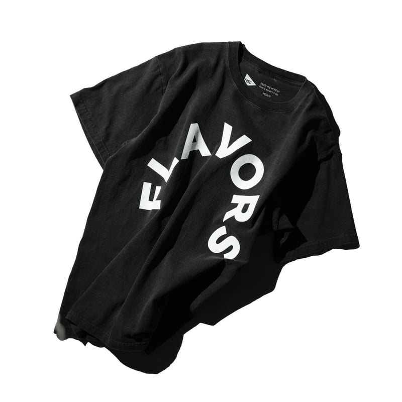 FLAVORS T-SHIRT / BLACK | THE FLAVOR DESIGN®︎ O FLAVORS T-SHIRT / BLACK | THE FLAVOR DESIGN®︎ O
