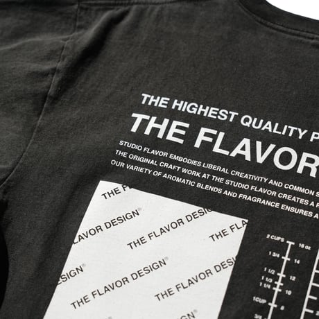 FLAVORS T-SHIRT / BLACK