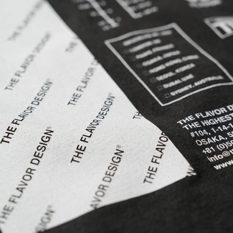 FLAVORS T-SHIRT / BLACK