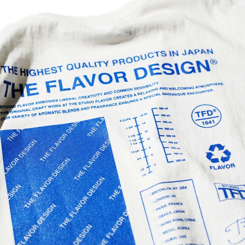 THE FLAVOR DESIGN FLAVORS アーチロゴプリント ロンT FLAVORS CIRCLE L/S T-SHIRTS | THE FLAVOR DESIGN