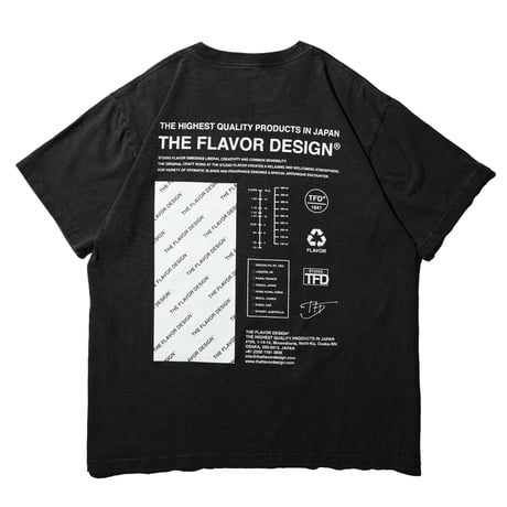 FLAVORS T-SHIRT / BLACK