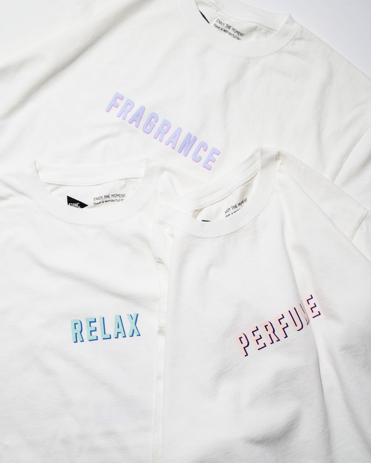 PERFUME T-SHIRT / White | THE FLAVOR DESIGN®︎ O