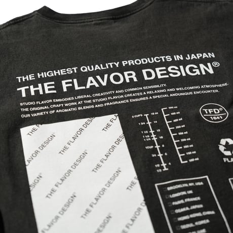 FLAVORS T-SHIRT / BLACK