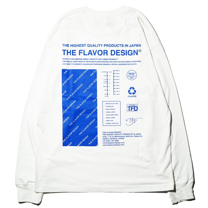 THE FLAVOR DESIGN FLAVORS アーチロゴプリント ロンT FLAVORS L/S T-SHIRTS | THE FLAVOR DESIGN®︎ OFFI