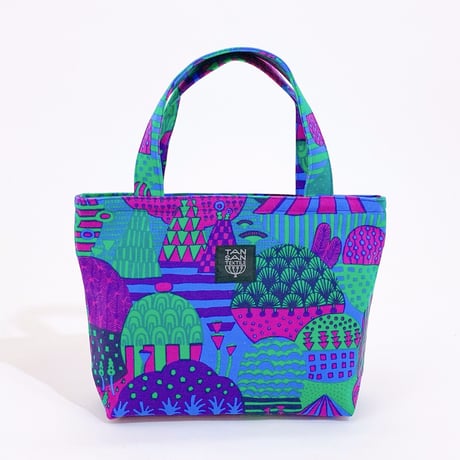 ￼Mini tote Bag 「Yamanami」purple