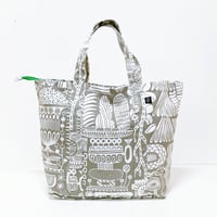 Travel Bag 「Shokubutsuen」beige