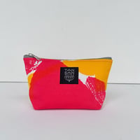 Machi Pouch S「Flower Time」red