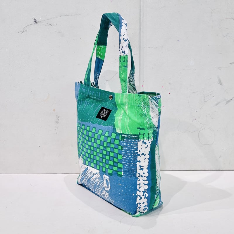 TANSAN Tote Bag L 「Suiden」green | TANSAN ONLINE
